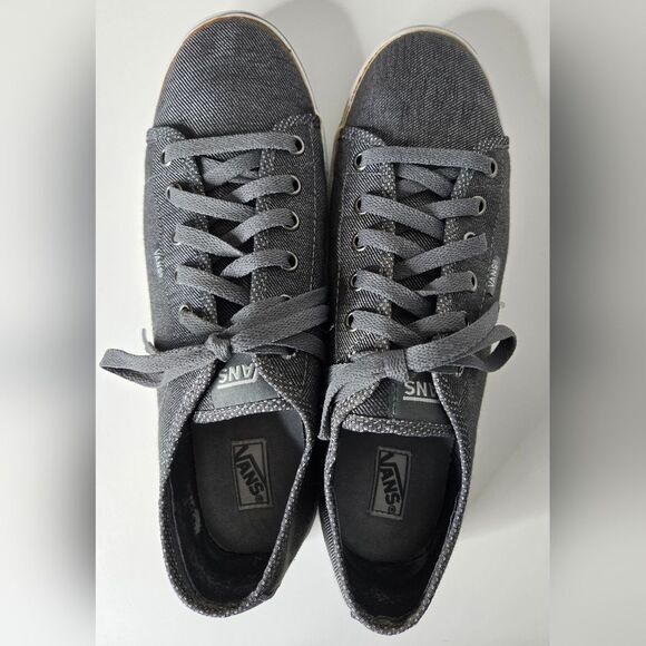 Women's Ferris Lo Pro Vans Lace-up Low-top Skate Sneakers Gray Sz 10 VN-0JW069V - Picture 5 of 10